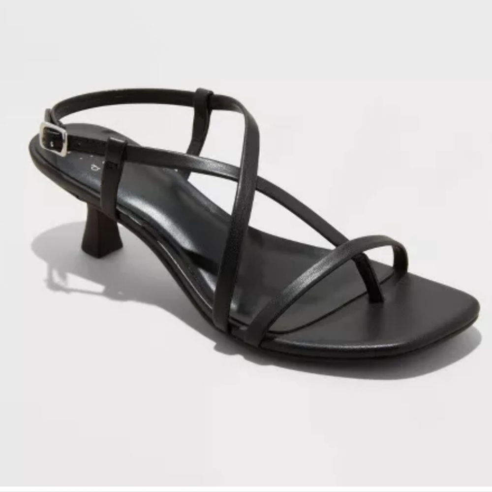 A New Day Reggie Toe Thong Strappy Heels